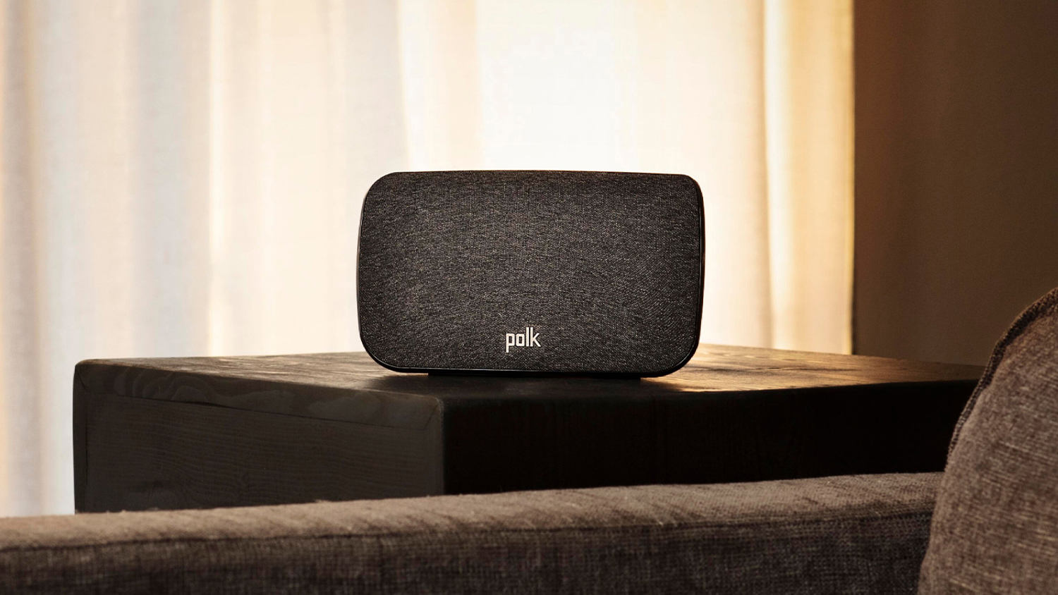 Polk Audio Smart Powered Wireless Surround Speaker Pair for Rear Set-Up - Black (SR2)