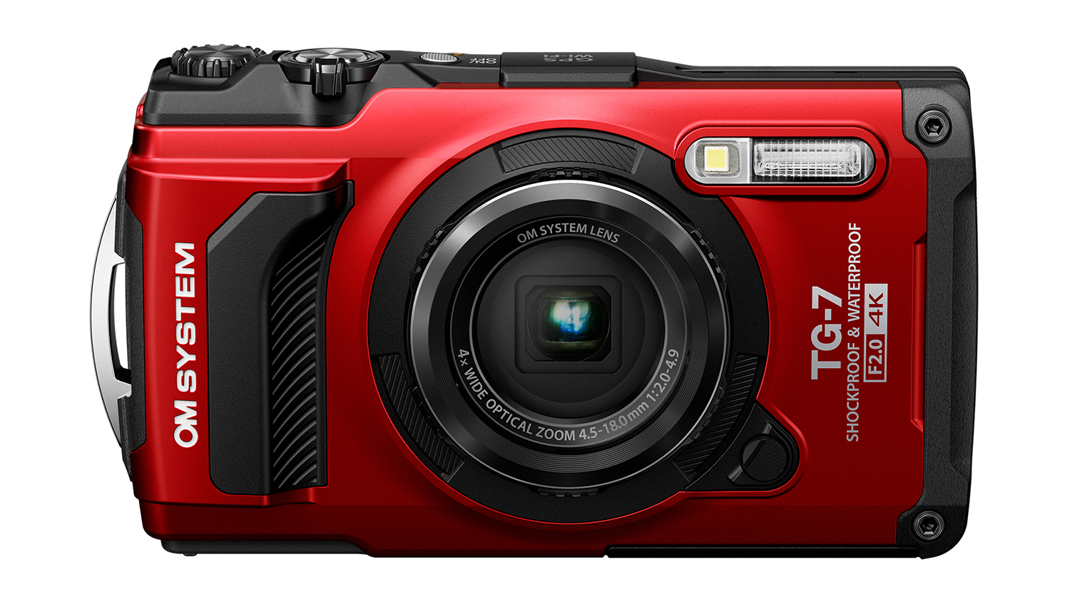OM System Tough TG-7 Digital Camera - Red