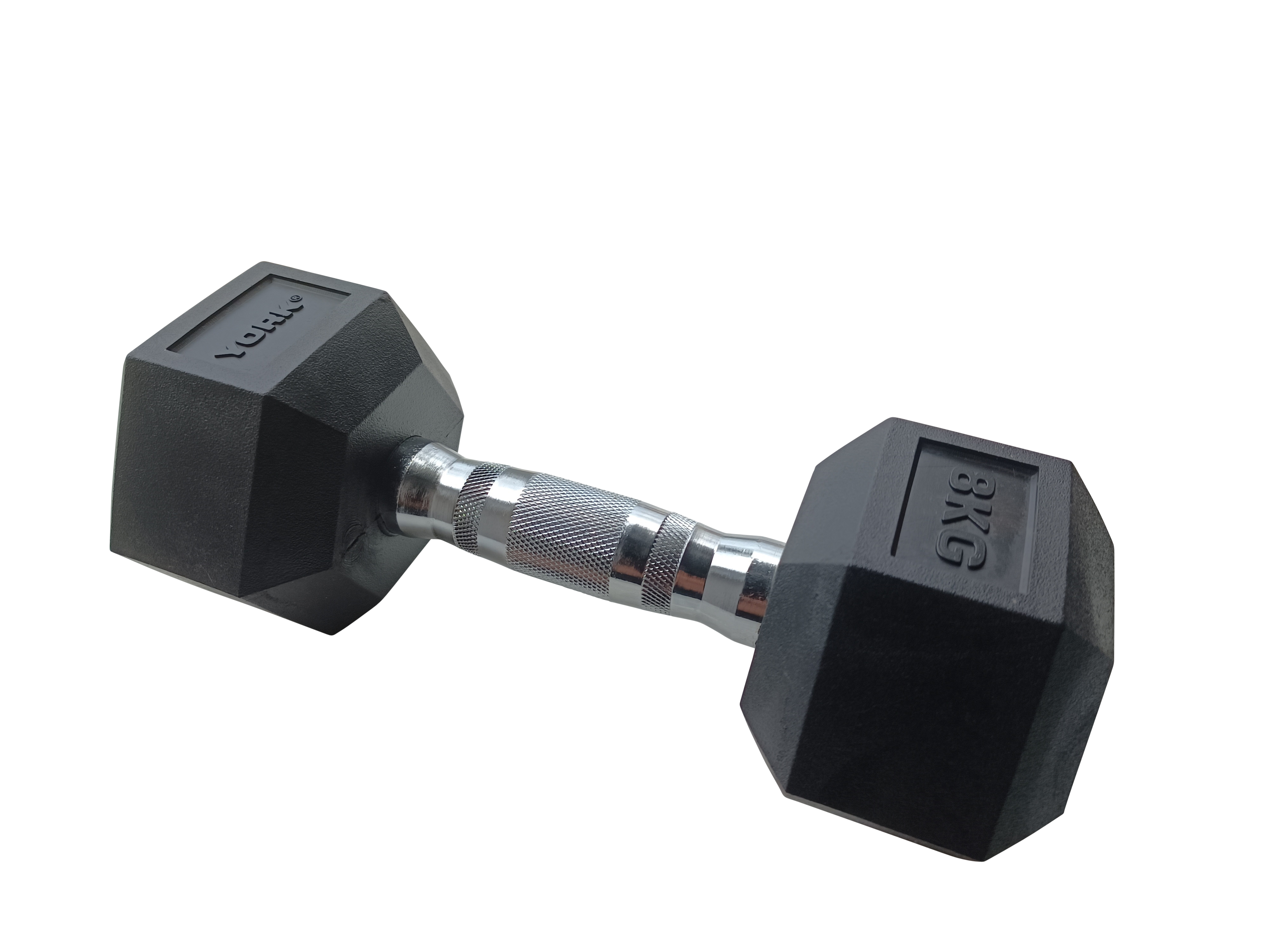 York Hex Cast Iron Dumbbell 8kg