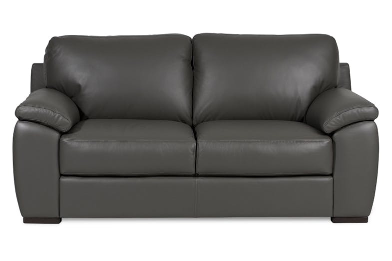 amalfi reclining brown leather sofa