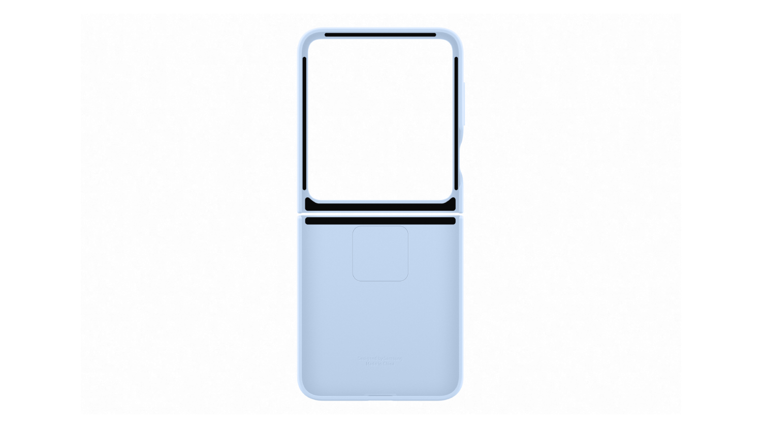Samsung Silicon Case with Ring for Galaxy Z Flip6 - Blue