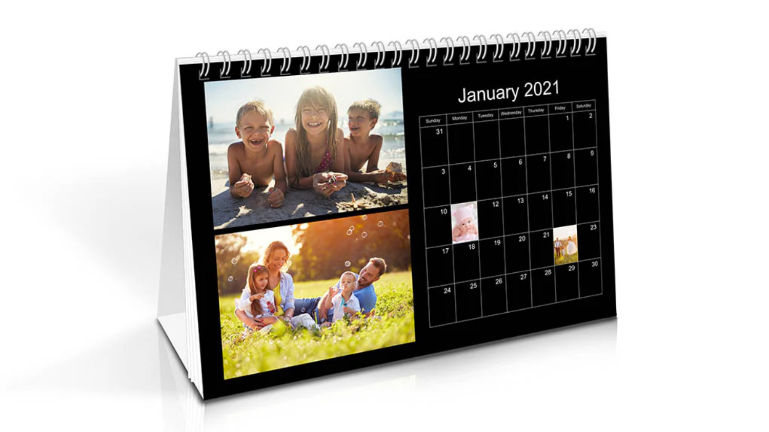 Desk Calendar - Up to (20x14cm )