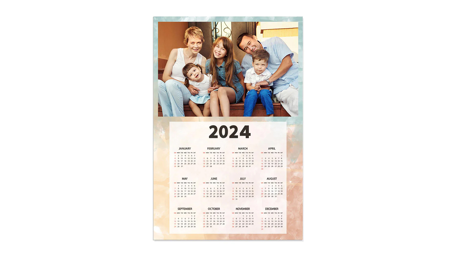 Sticky Calendars - Up to (20x30cm)