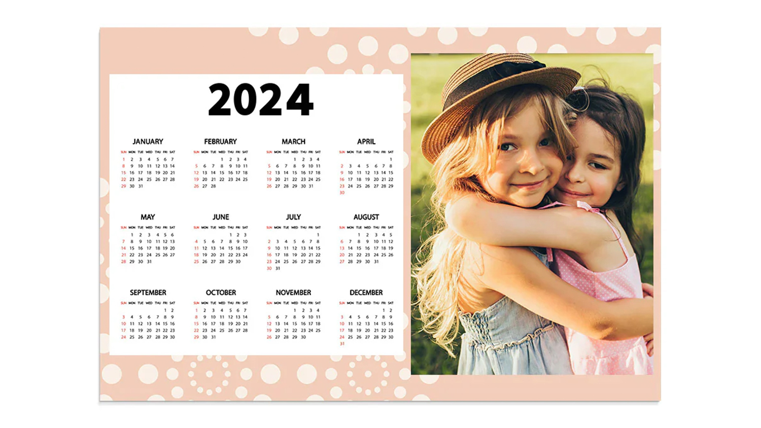 Sticky Calendars - Up to (20x30cm)