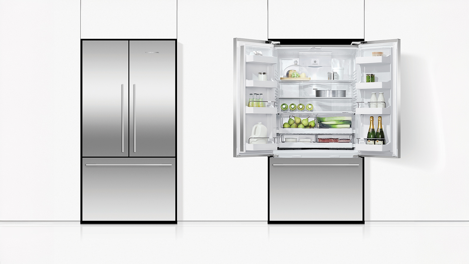 Fisher & Paykel 569L French Door Fridge Freezer - Stainless Steel (Series 7/RF610ADX5)