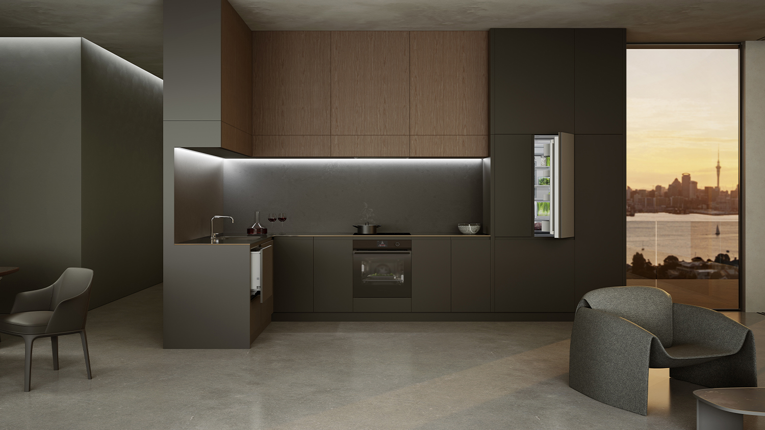 Fisher & Paykel 476L Integrated French Door Fridge Freezer - Panel Ready (RS90A1)