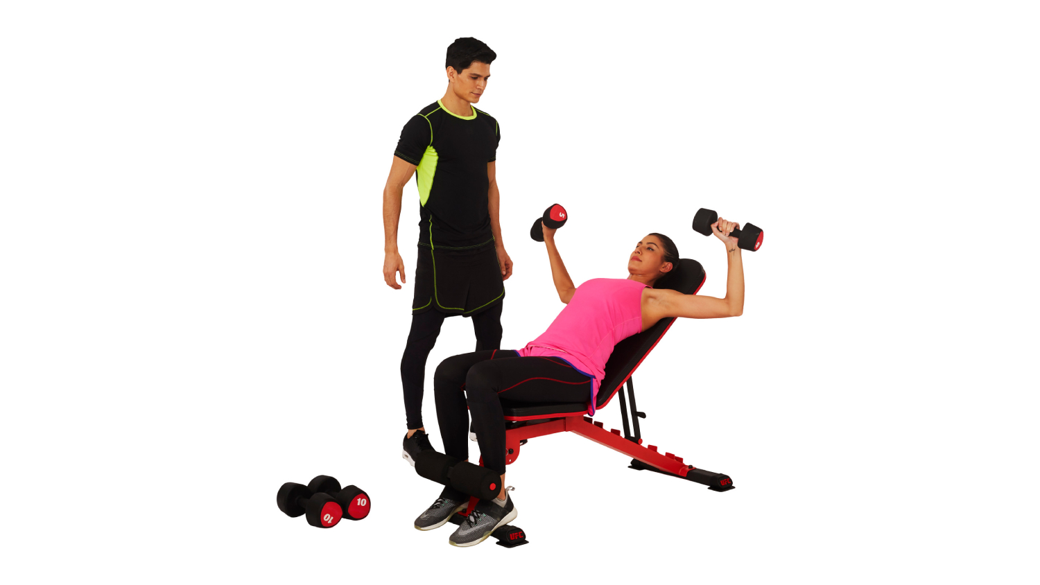 UFC Ultimate Training Adjustable FID Gym Bench