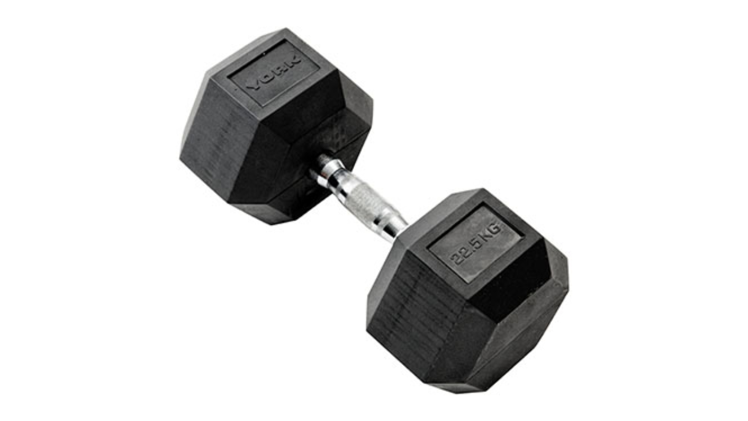 York Hex Cast Iron Dumbbell 22.5kg