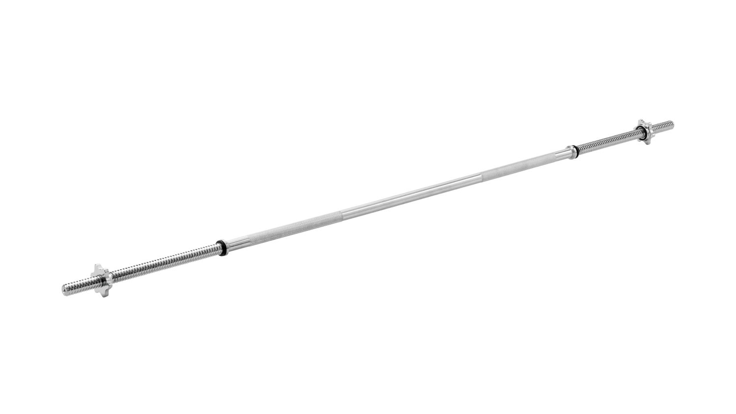 York Spinlock Solid Chrome Plate Straight Bar 1.82m