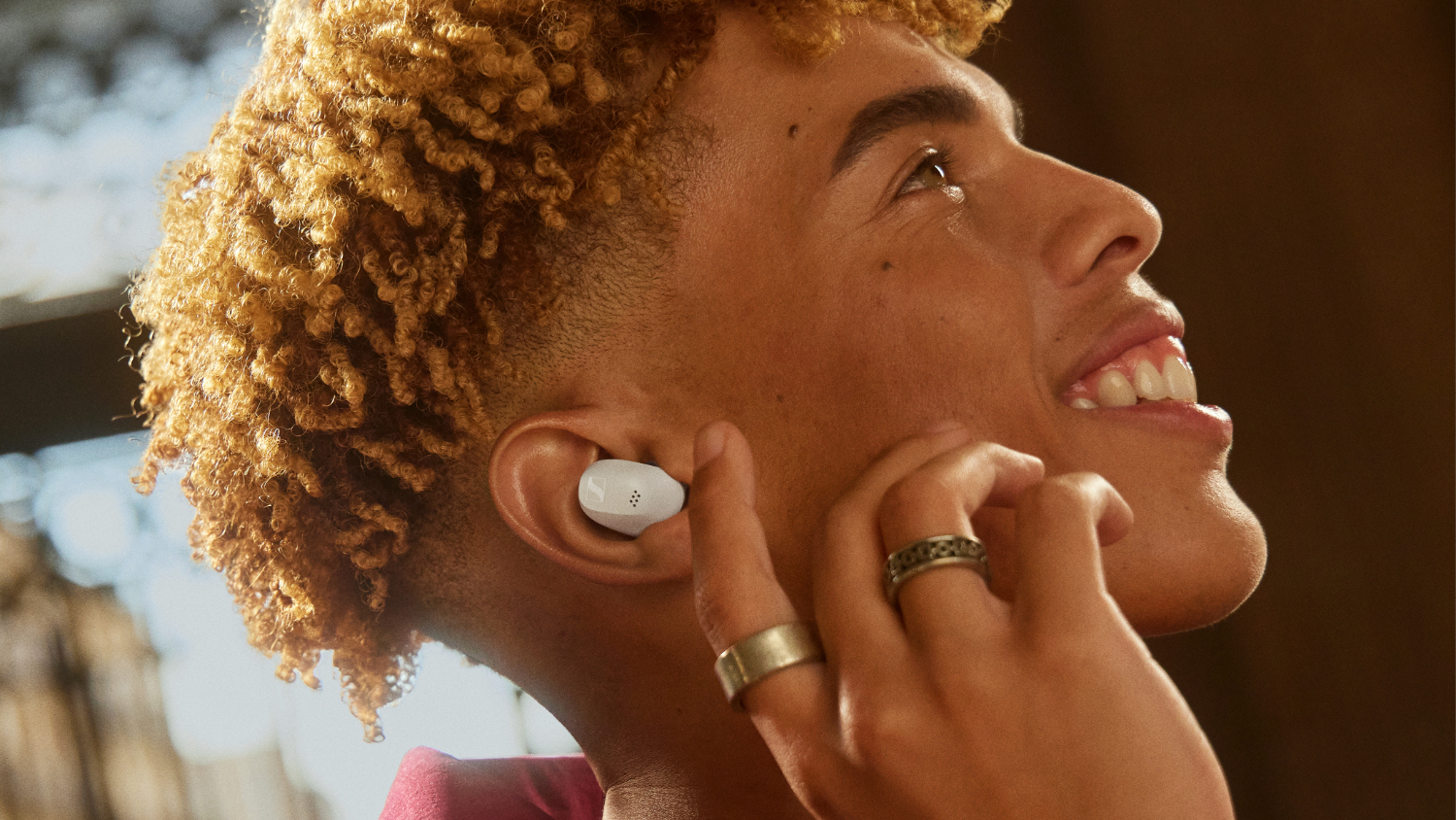 Sennheiser ACCENTUM Hybrid Active Noise Cancelling True Wireless In-Ear Headphones - White