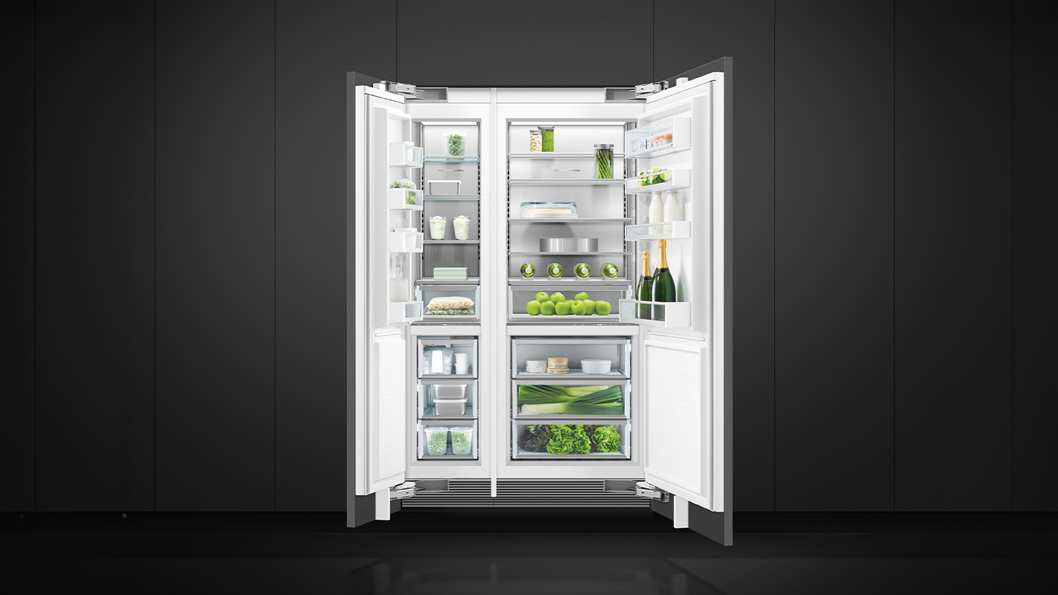 Fisher & Paykel 220L Integrated Single Door Vertical Freezer with Ice Maker - Panel Ready (Series 11/RS4621FLJK1)