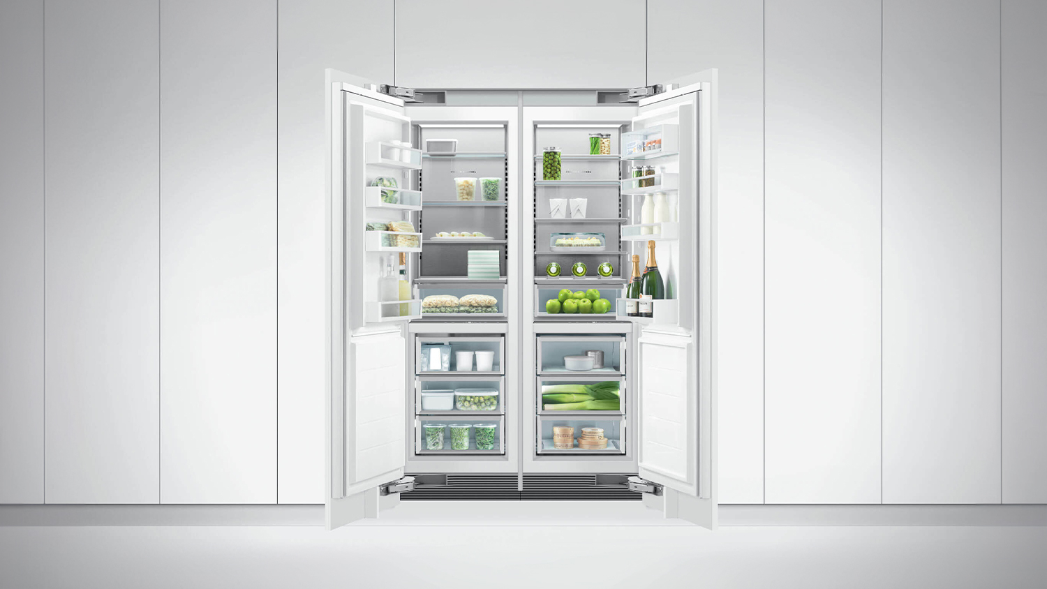 Fisher & Paykel 220L Integrated Single Door Vertical Freezer with Ice Maker - Panel Ready (Series 11/RS4621FRJK1)
