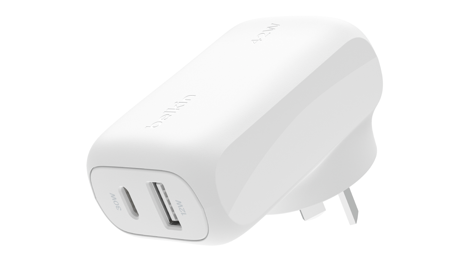 Belkin BoostCharge 42W PD3.1 Dual Wall Charger - White (WCB009auWH)
