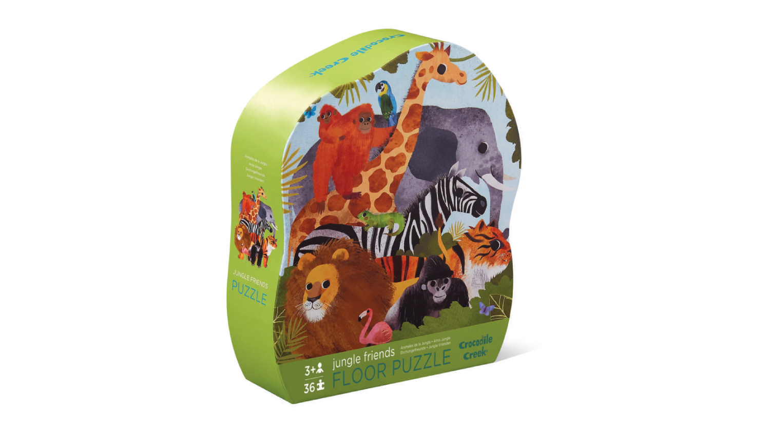 Crocodile Creek Children's Floor Puzzle 36pcs. - Jungle Friends