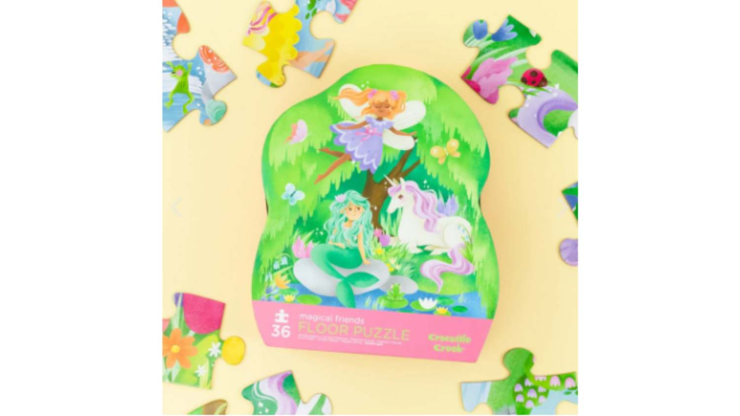 Crocodile Creek Children's Floor Puzzle 36pcs. - Magical Friends