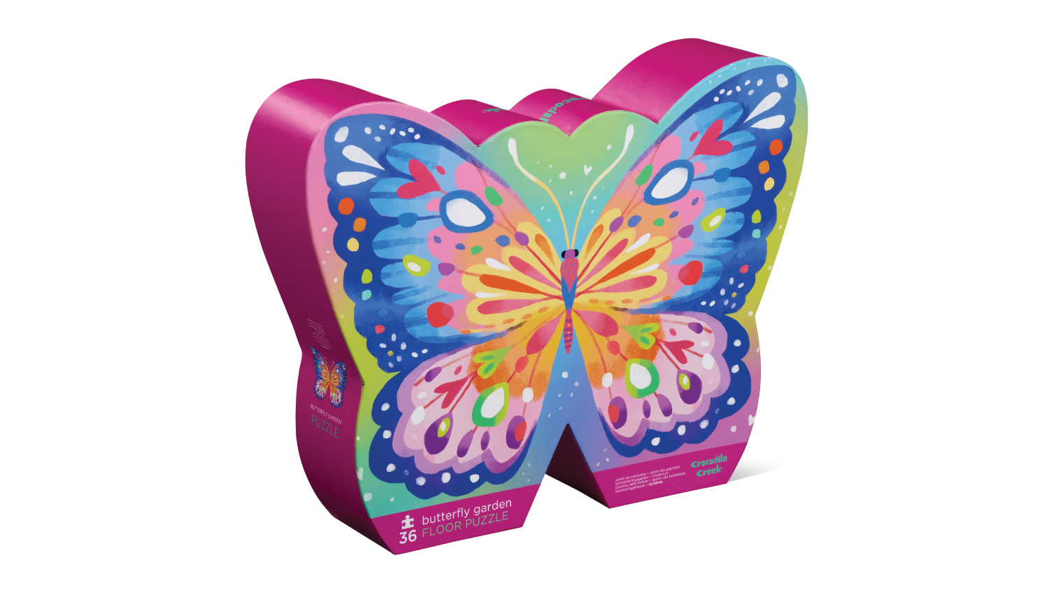 Crocodile Creek Children's Floor Puzzle 36pcs. - Butterfly Garden