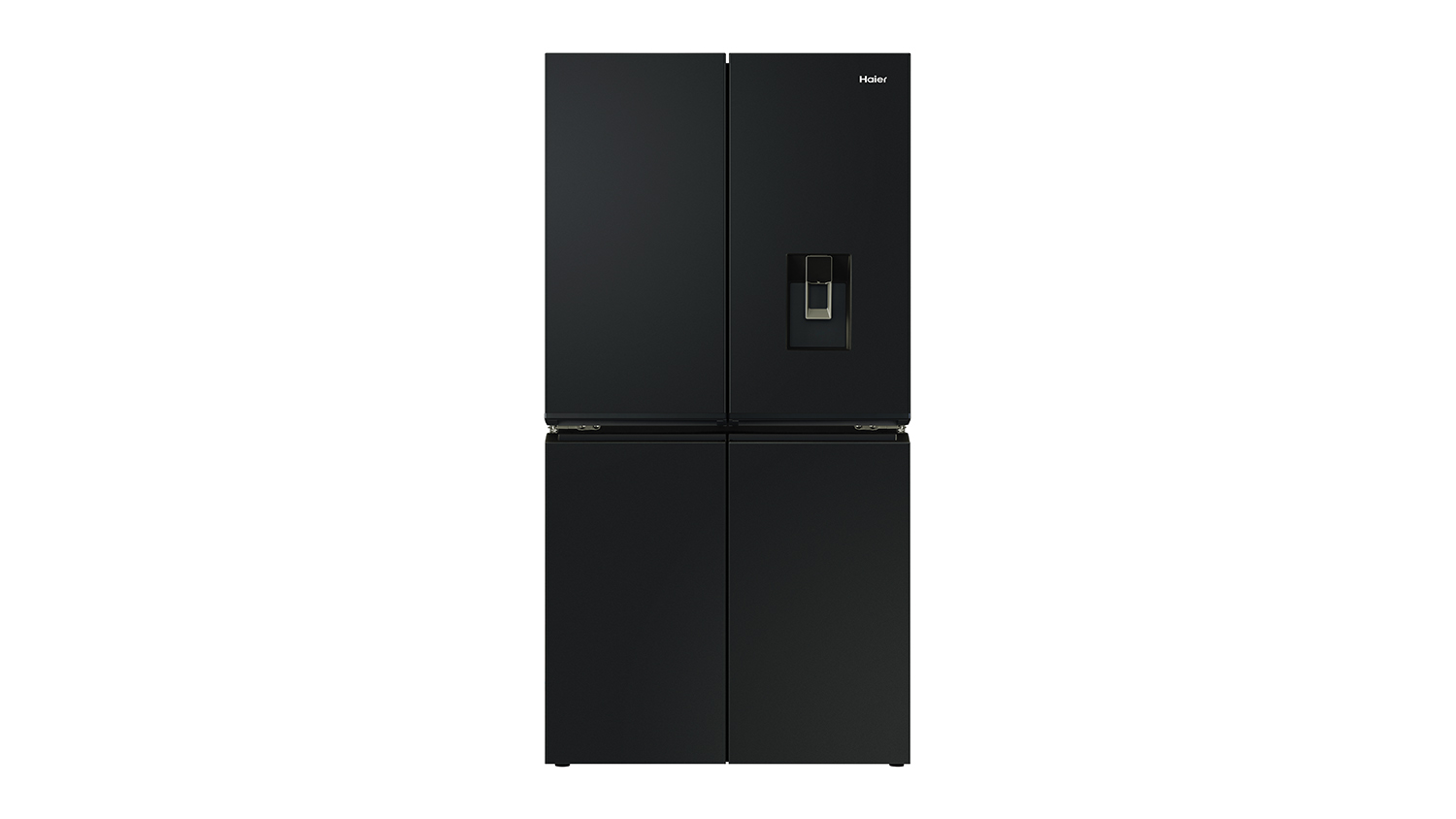 Haier 623L Quad Door Fridge Freezer with Ice & Water Dispenser - Black (HRF680YPC)