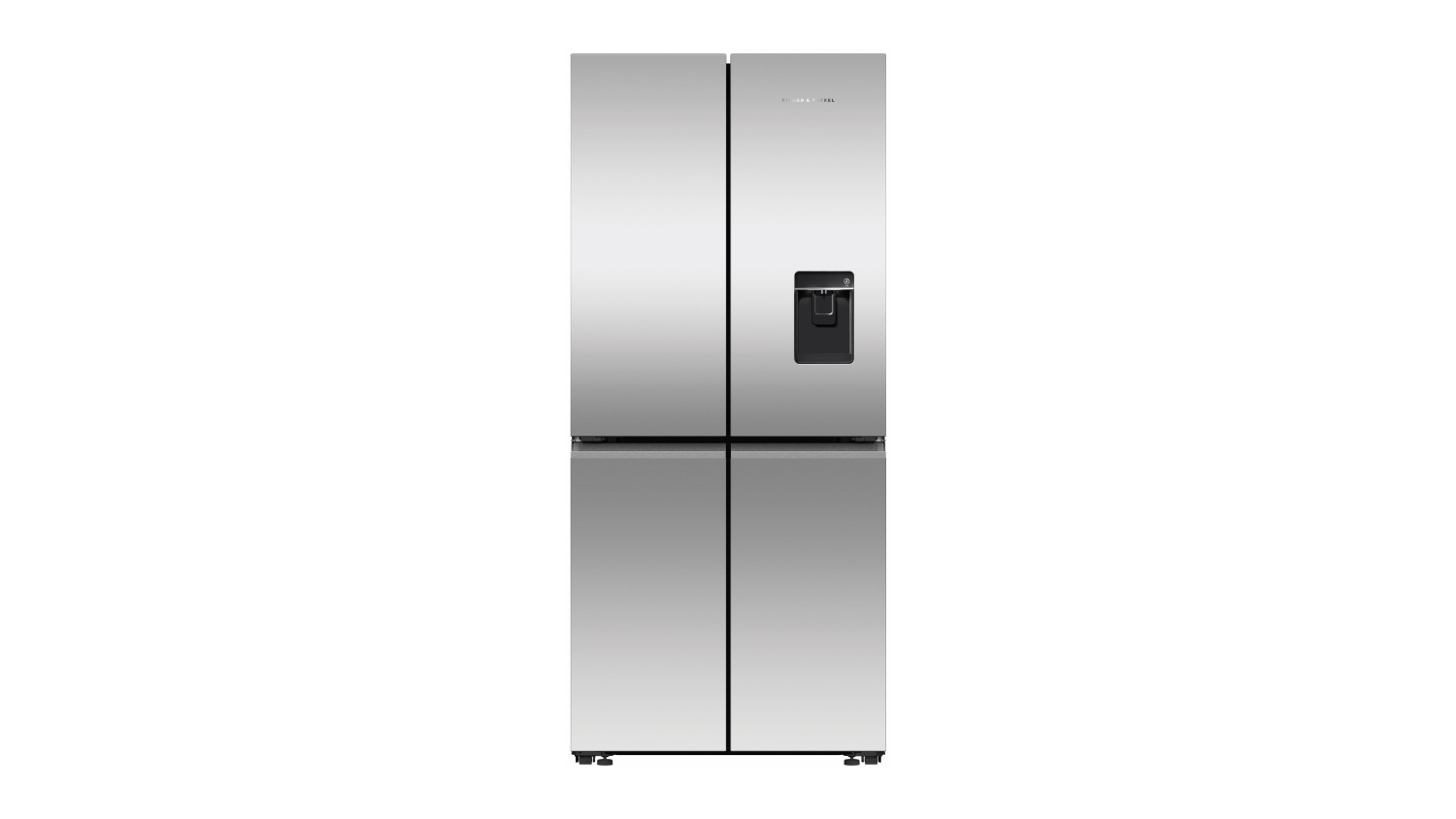 Fisher & Paykel 498L Quad Door Fridge Freezer with Ice & Water Dispenser - Stainless Steel (Series 7/RF500QNUX1)
