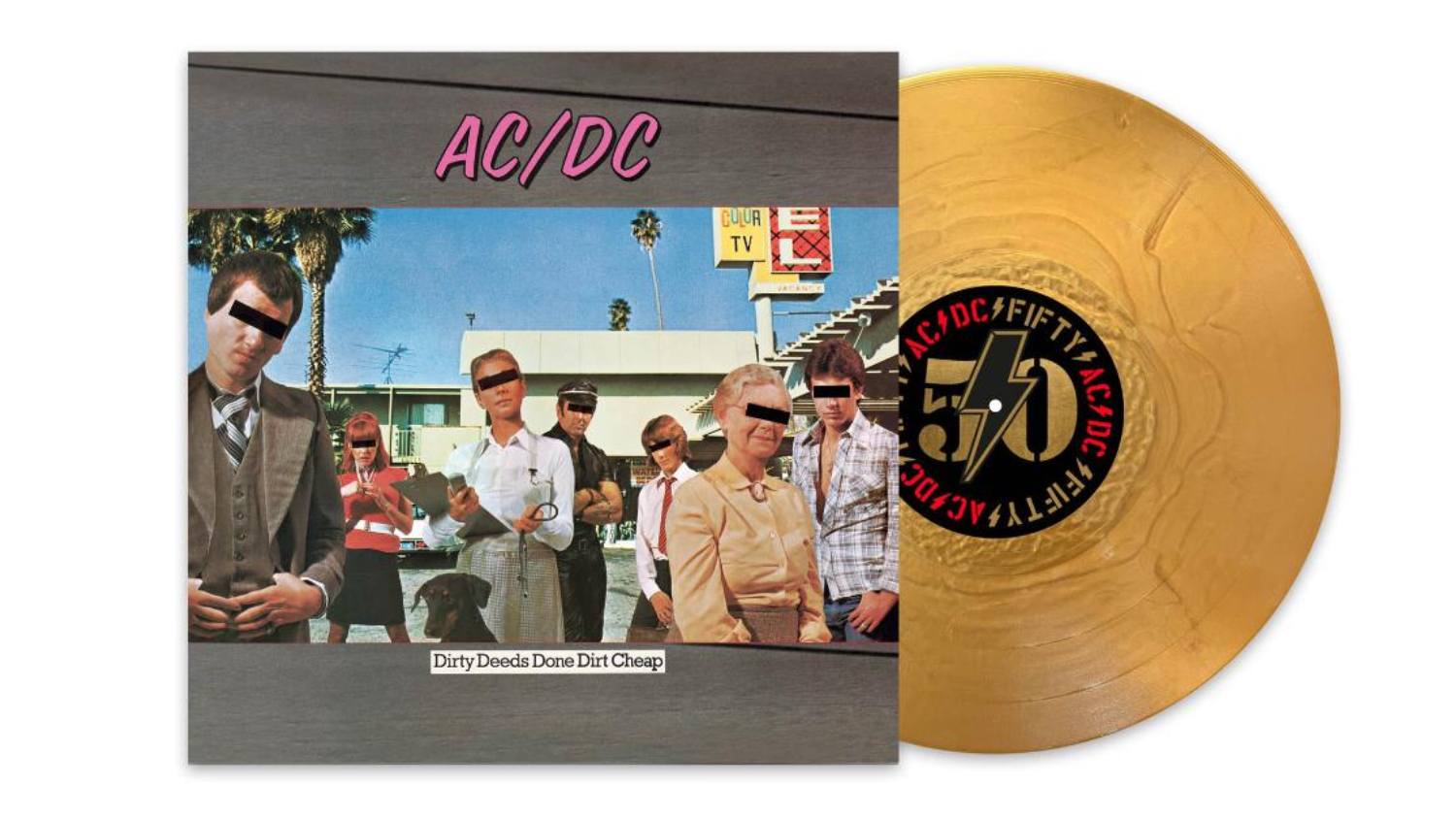 AC/DC - Dirty Deeds Done Dirt Cheap Vinyl Album (Coloured LP Edition)