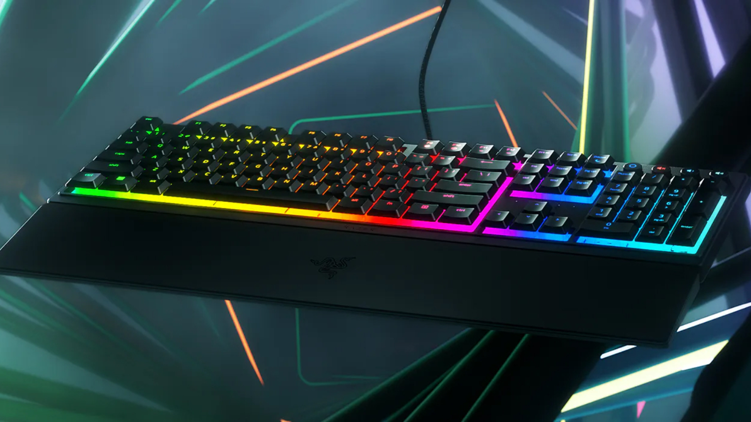Razer Ornata V3 Wired Membrane Gaming Keyboard - Black (RGB, Low-profile)