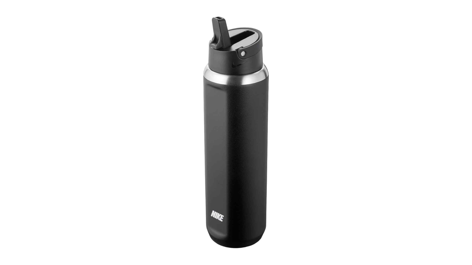 Nike Stainless Steel Vacuum Insulated Straw Drink Bottle 709ml - Black/White