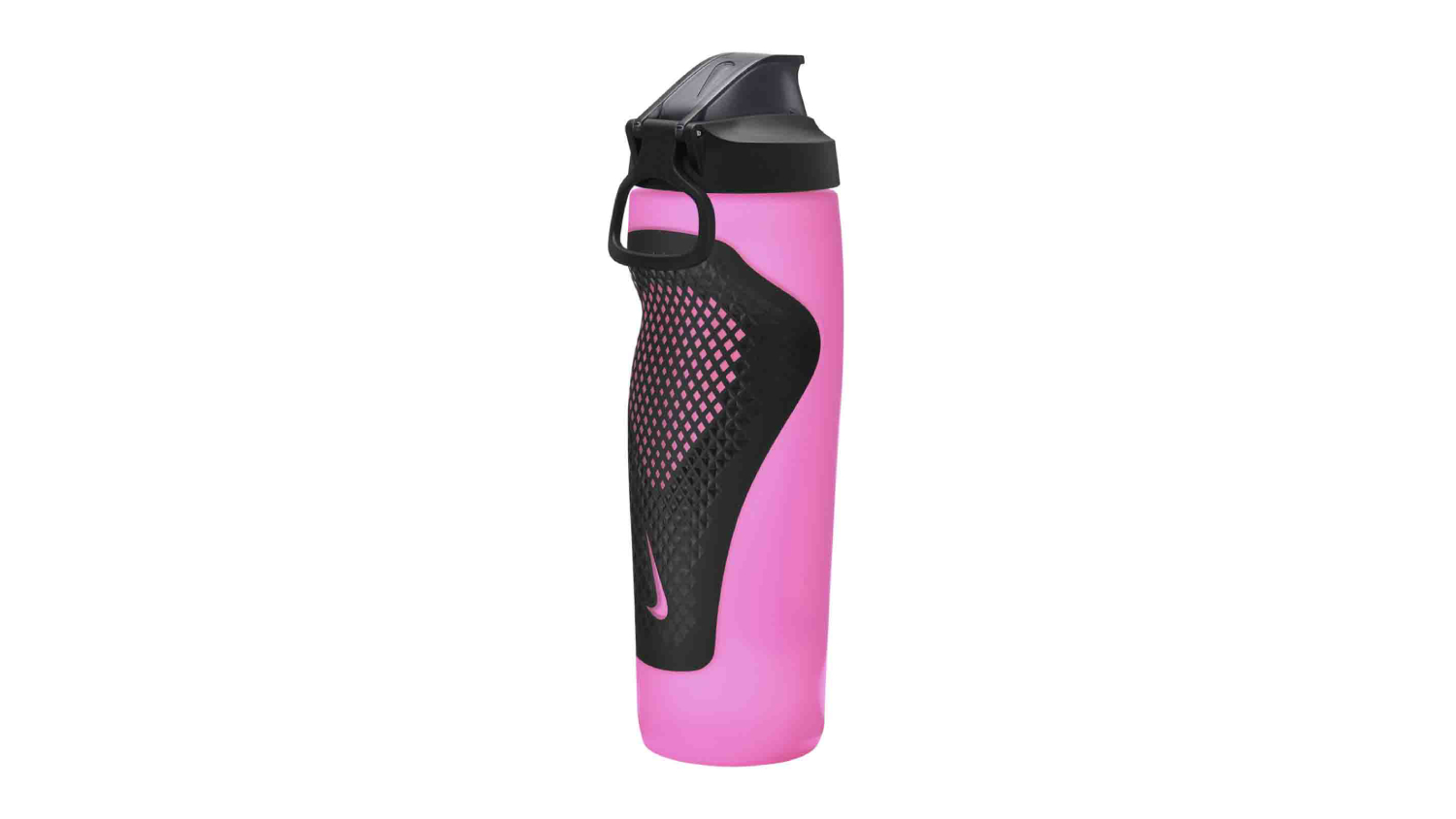Nike Refuel Squeezy Drink Bottle with Locking Lid 709ml - Pink/Black