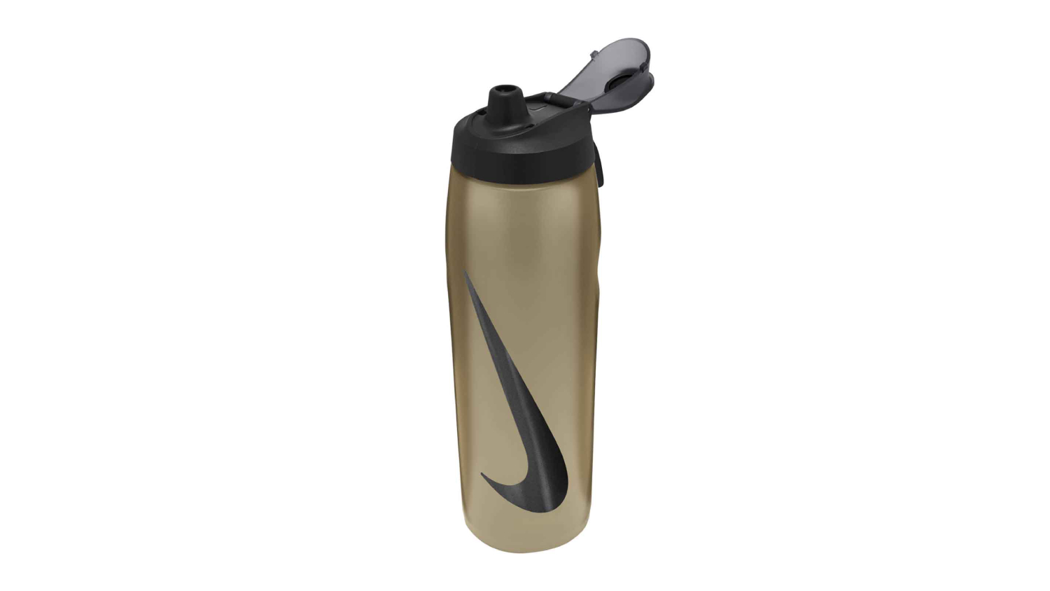 Nike Refuel Squeezy Drink Bottle with Locking Lid 946ml - Gold/Black