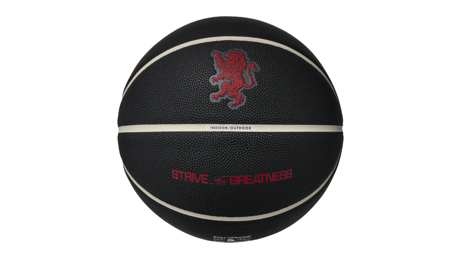 Nike All Court 8P 2.0 L. James Basketball Size 7 - Black/Anthracite/University Red