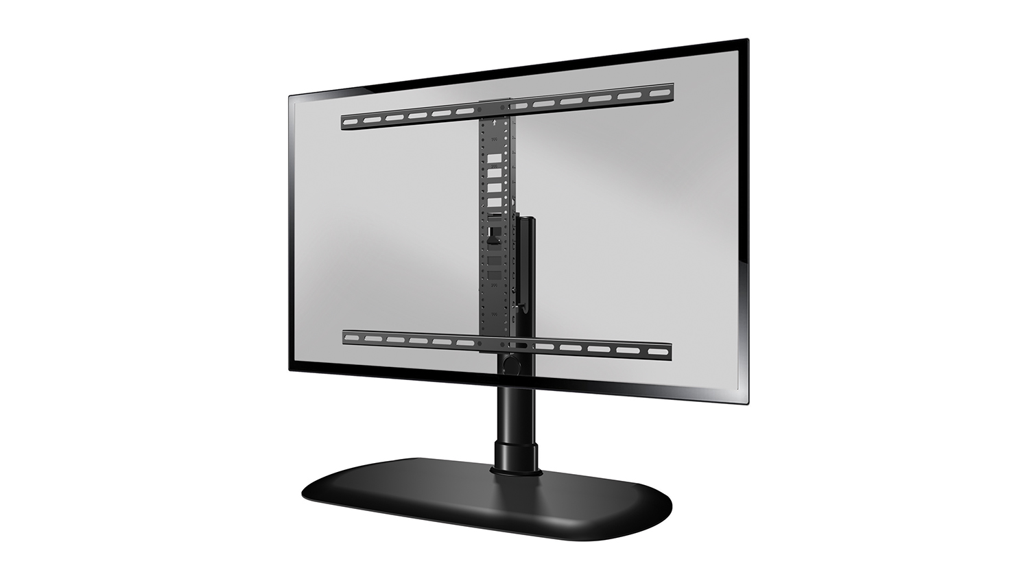 Sanus Pedestal Stand for 32" to 65" TV - Swivel Design - Black (FTVS1-B2)