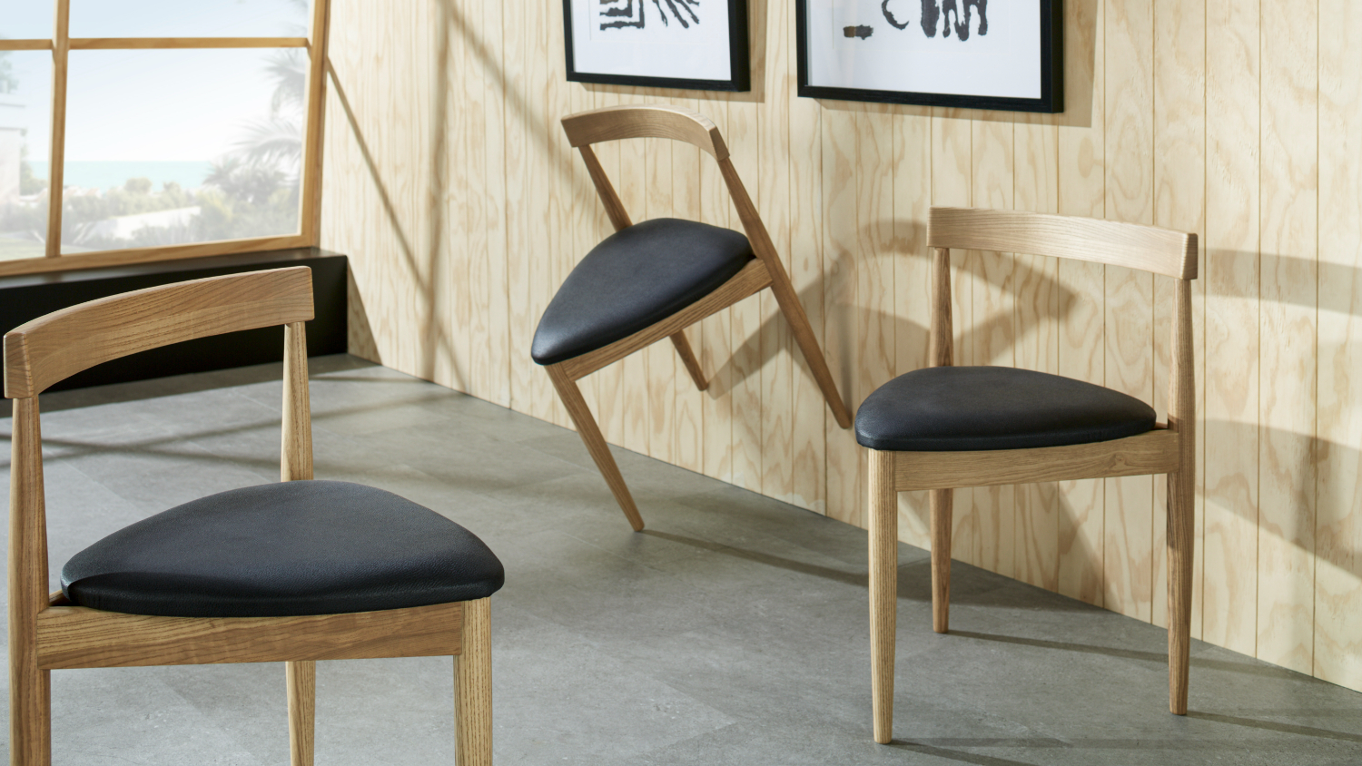 Kaizer Triangular Dining Chair