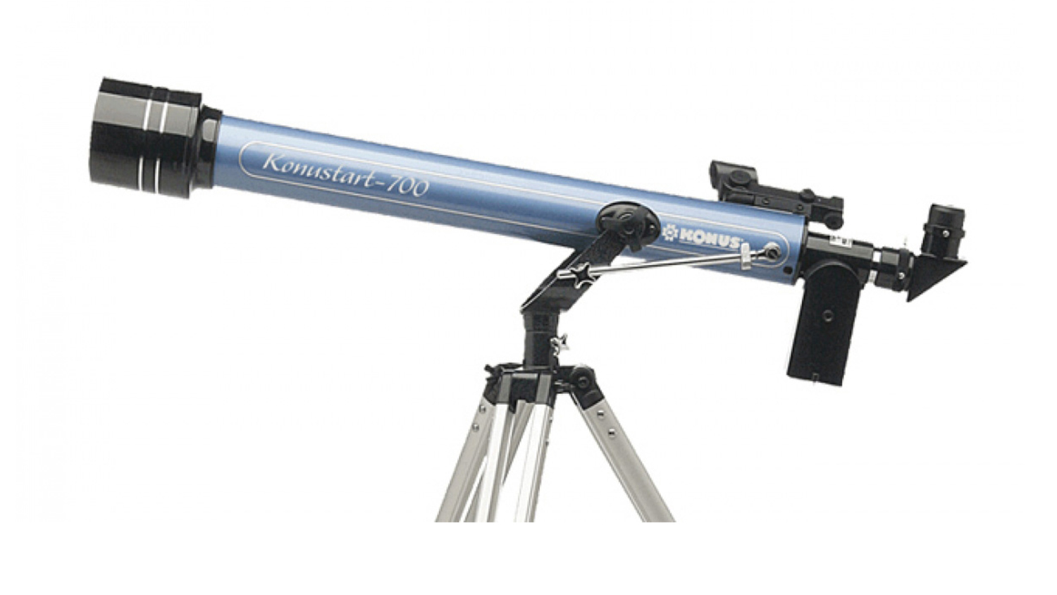 Konus KonuStart 700B 60mm f/11.6 Refractor Telescope with Tripod - Blue