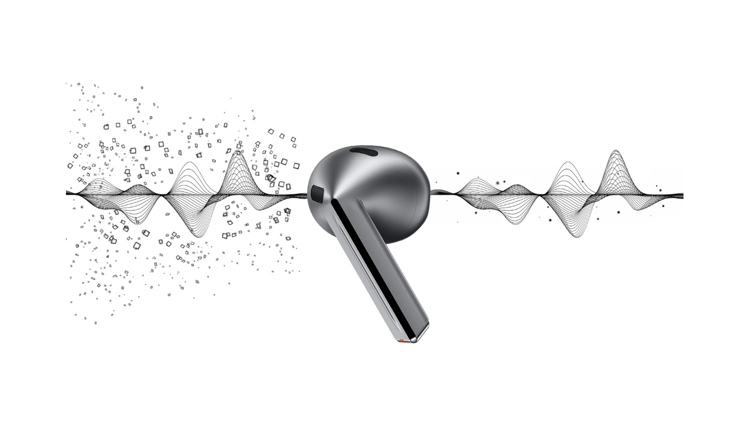 Samsung Galaxy Buds3 Active Noise Cancelling True Wireless In-Ear Headphones - Silver