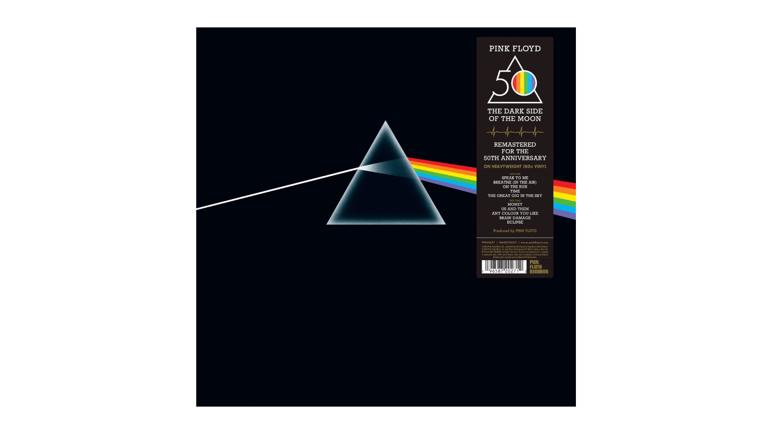Pink Floyd - The Dark Side Of The Moon Vinyl Album with Merchandise
