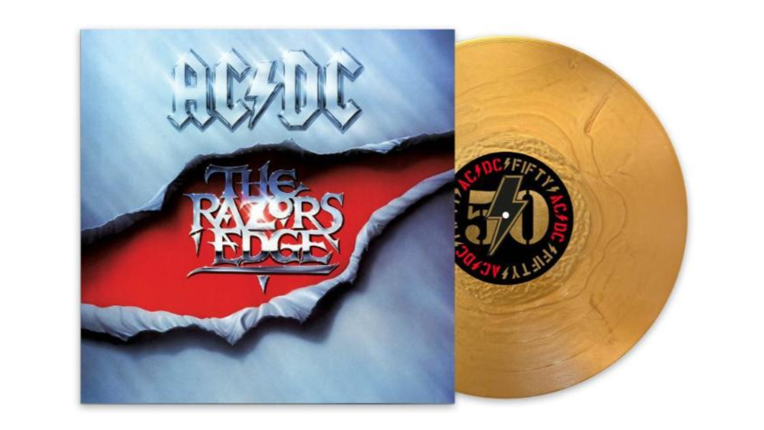 AC/DC - The Razors' Edge Vinyl Album (Coloured LP Edition)