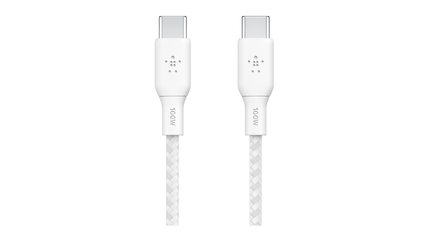 Belkin BoostCharge USB-C to USB-C 100W Braided Cable 3m - White (CAB014bt3MWH)