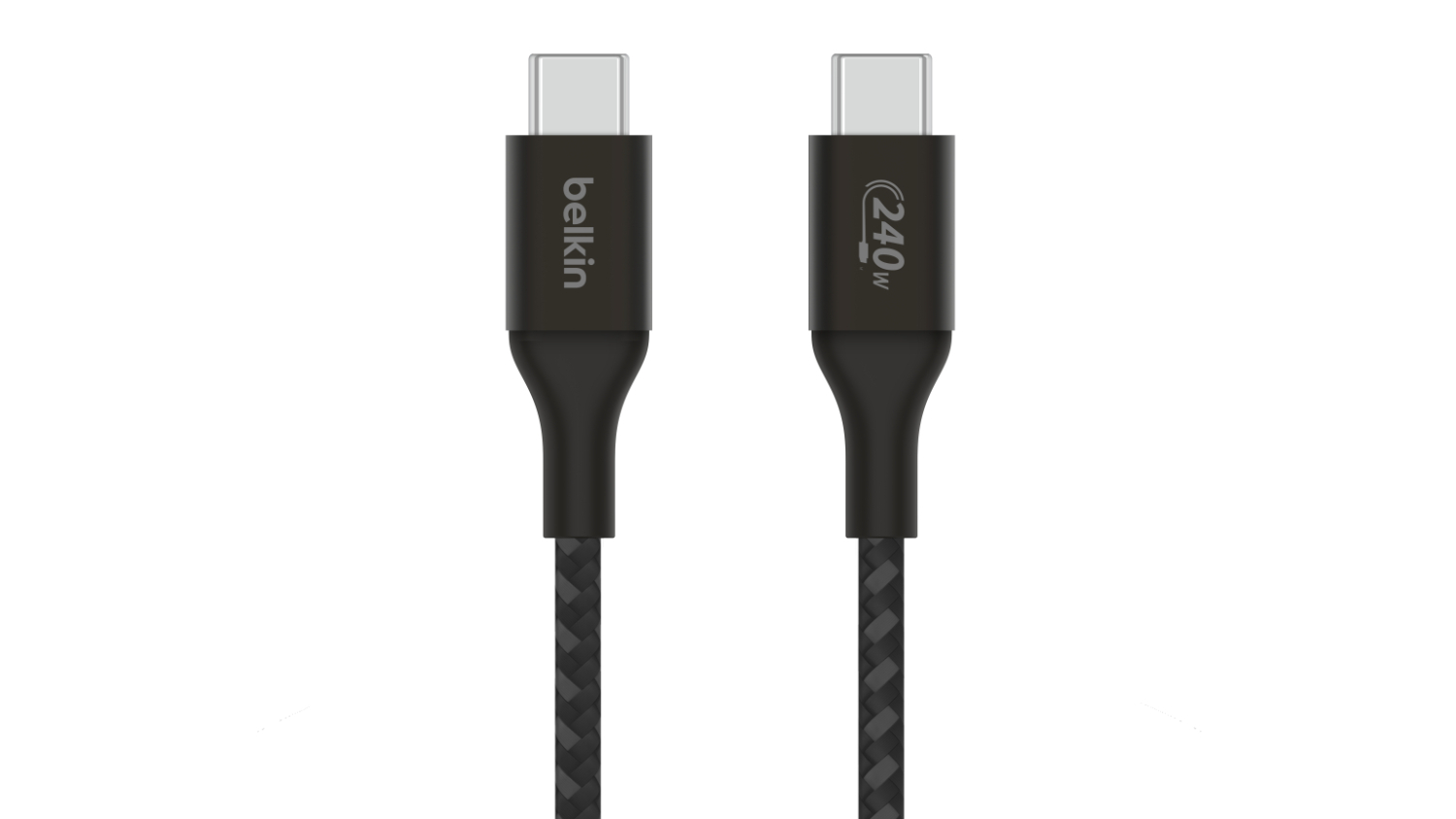 Belkin BoostCharge USB-C to USB-C 240W Braided Cable 1m - Black (CAB015bt1MBK)