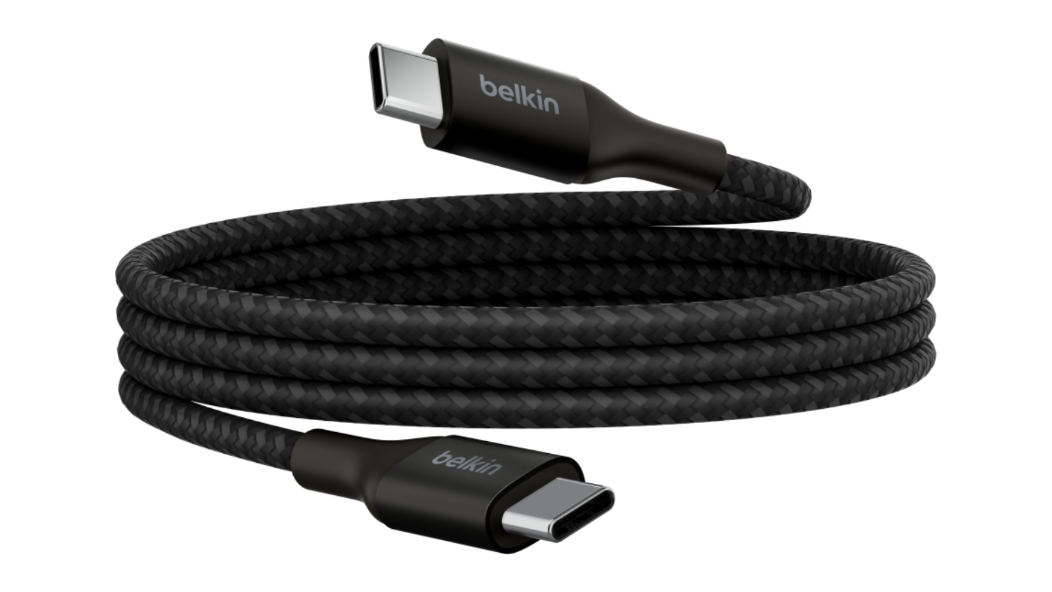 Belkin BoostCharge USB-C to USB-C 240W Braided Cable 1m - Black (CAB015bt1MBK)