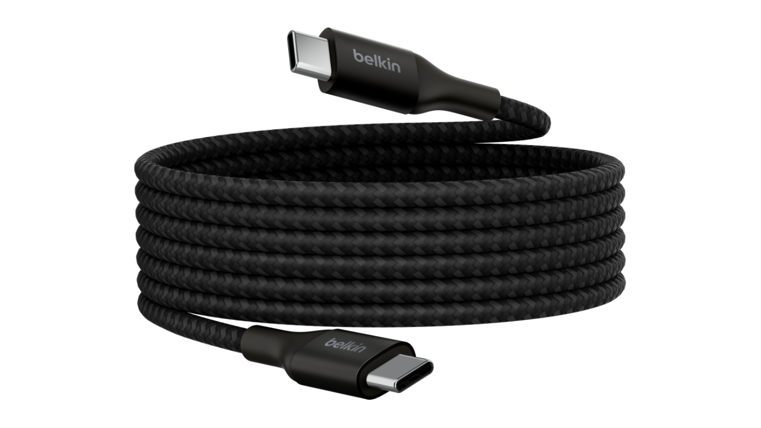 Belkin BoostCharge USB-C to USB-C 240W Braided Cable 2m - Black (CAB015bt2MBK)