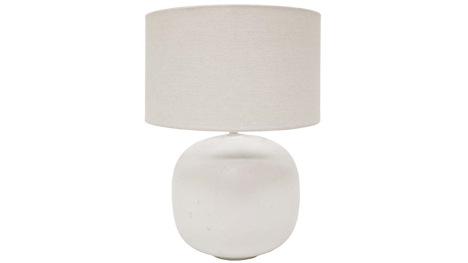 Hampton 45cm White Terracotta Table Lamp