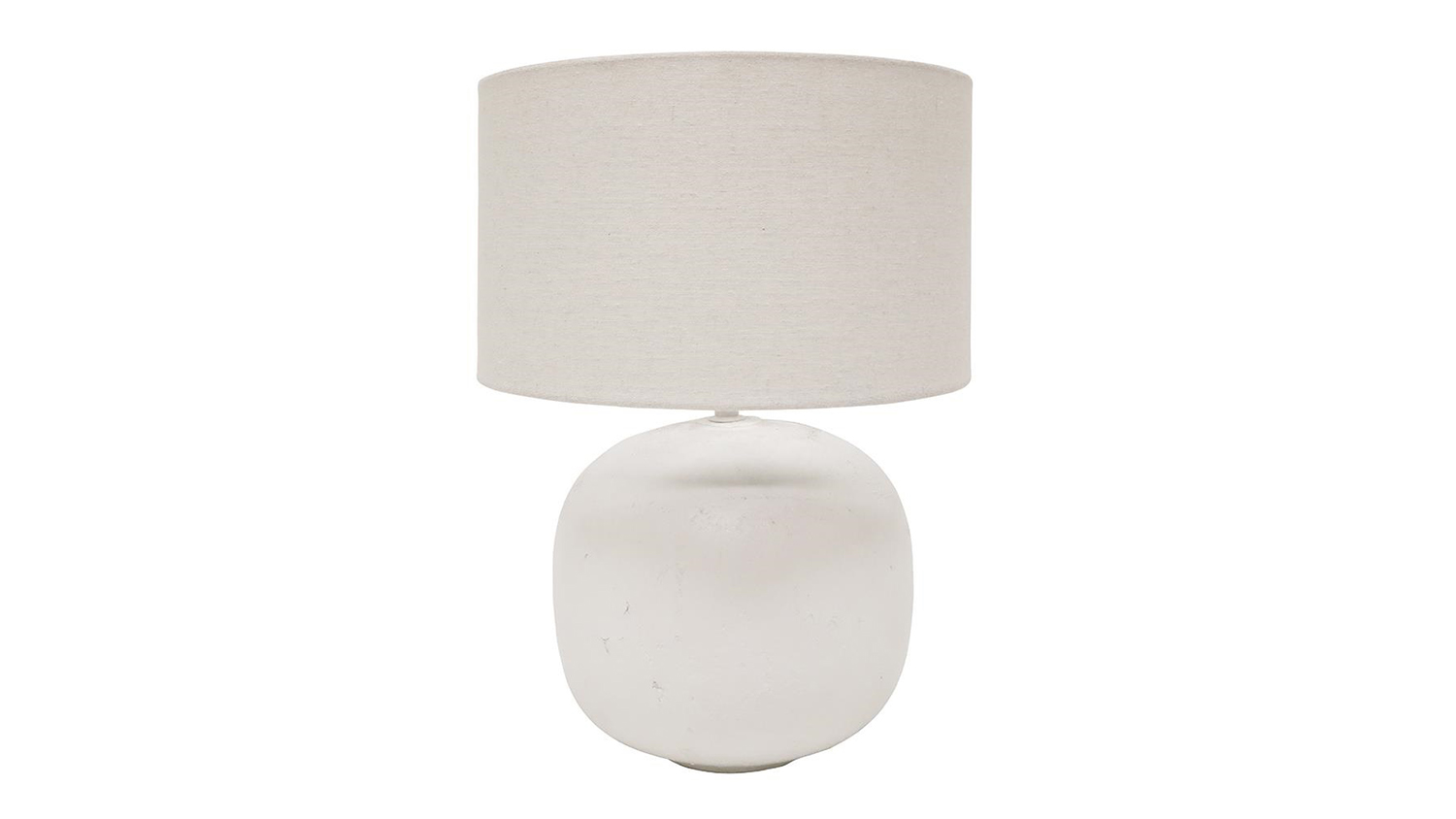 Hampton 45cm White Terracotta Table Lamp