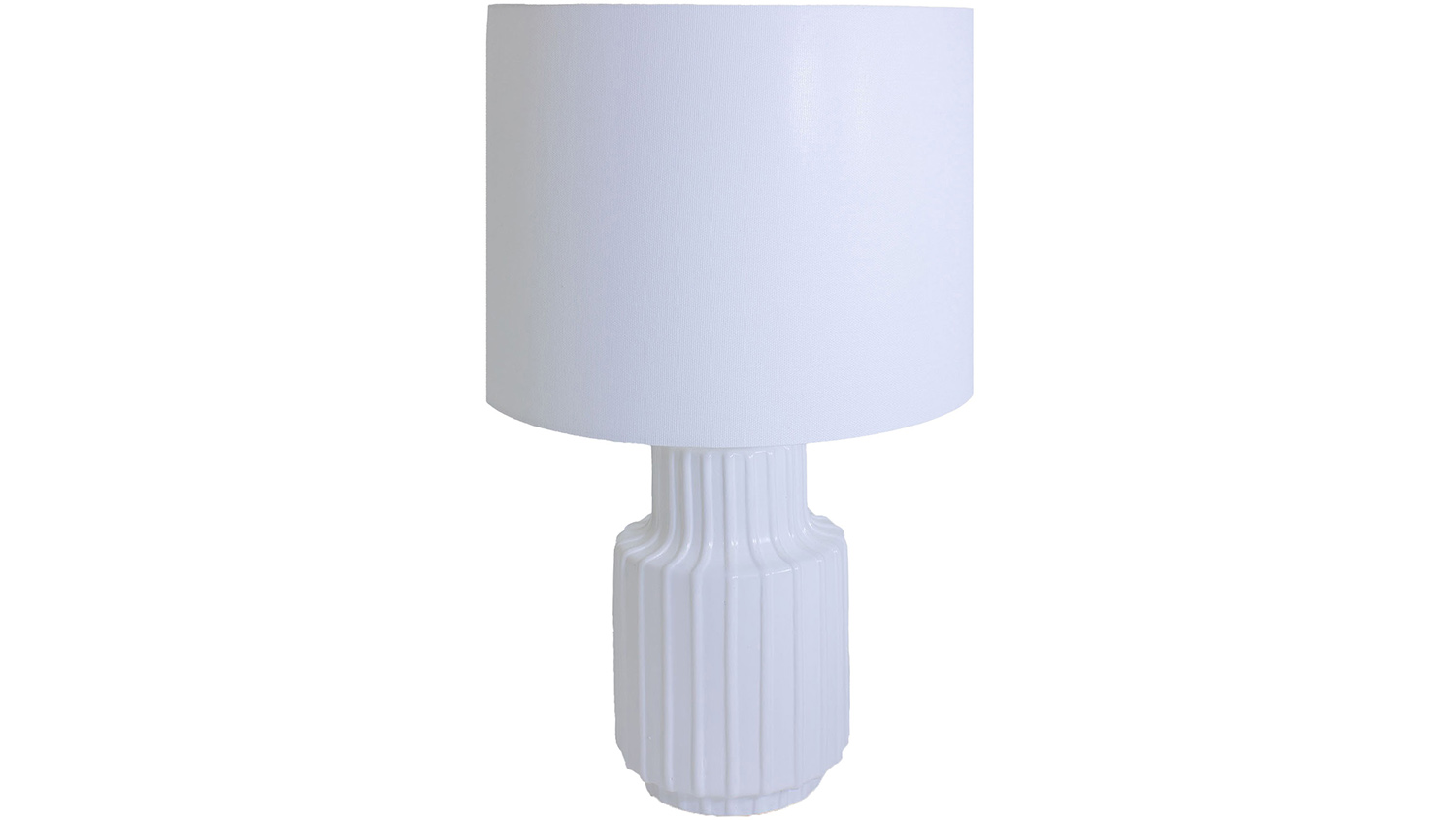 Rowena 50cm White Table Lamp