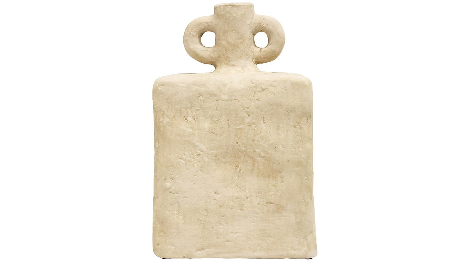 Sienna White Ceramic Vase - 21.5cm