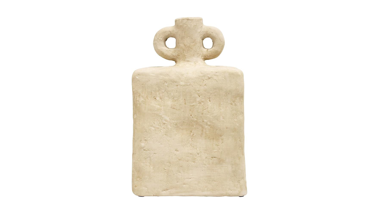 Sienna White Ceramic Vase - 21.5cm