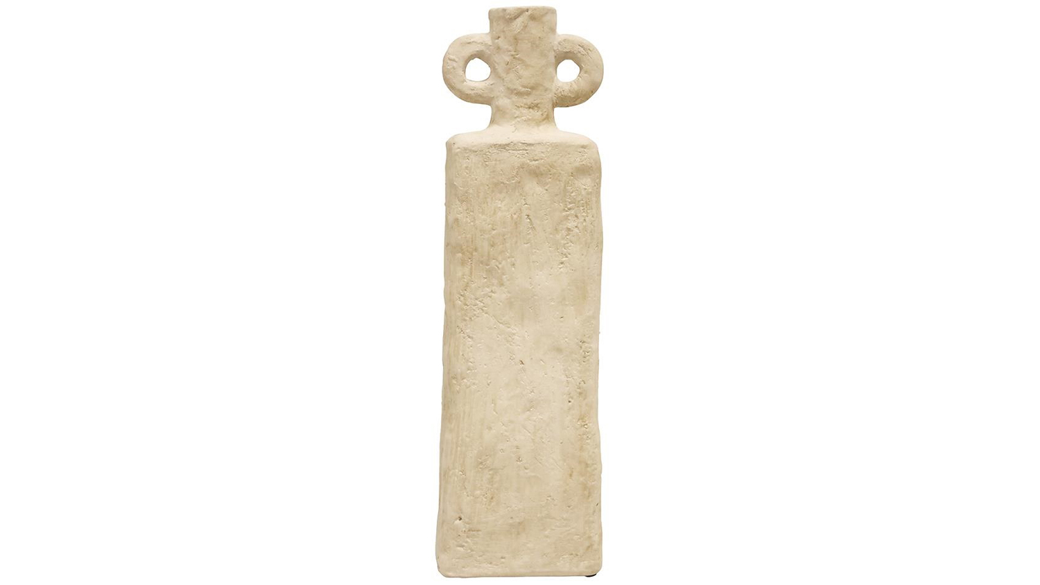 Sienna White Ceramic Vase - 32cm