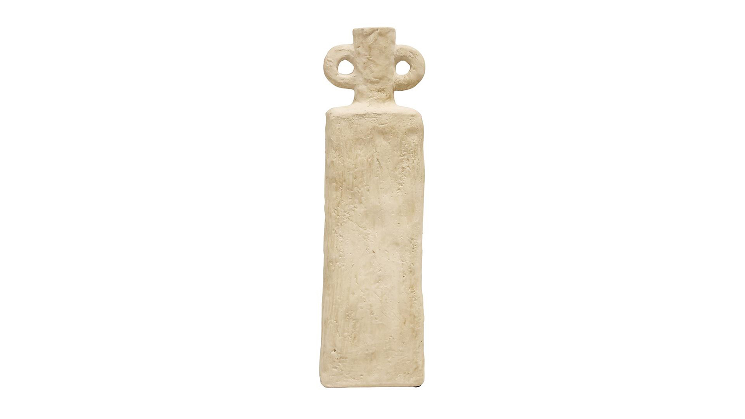 Sienna White Ceramic Vase - 32cm