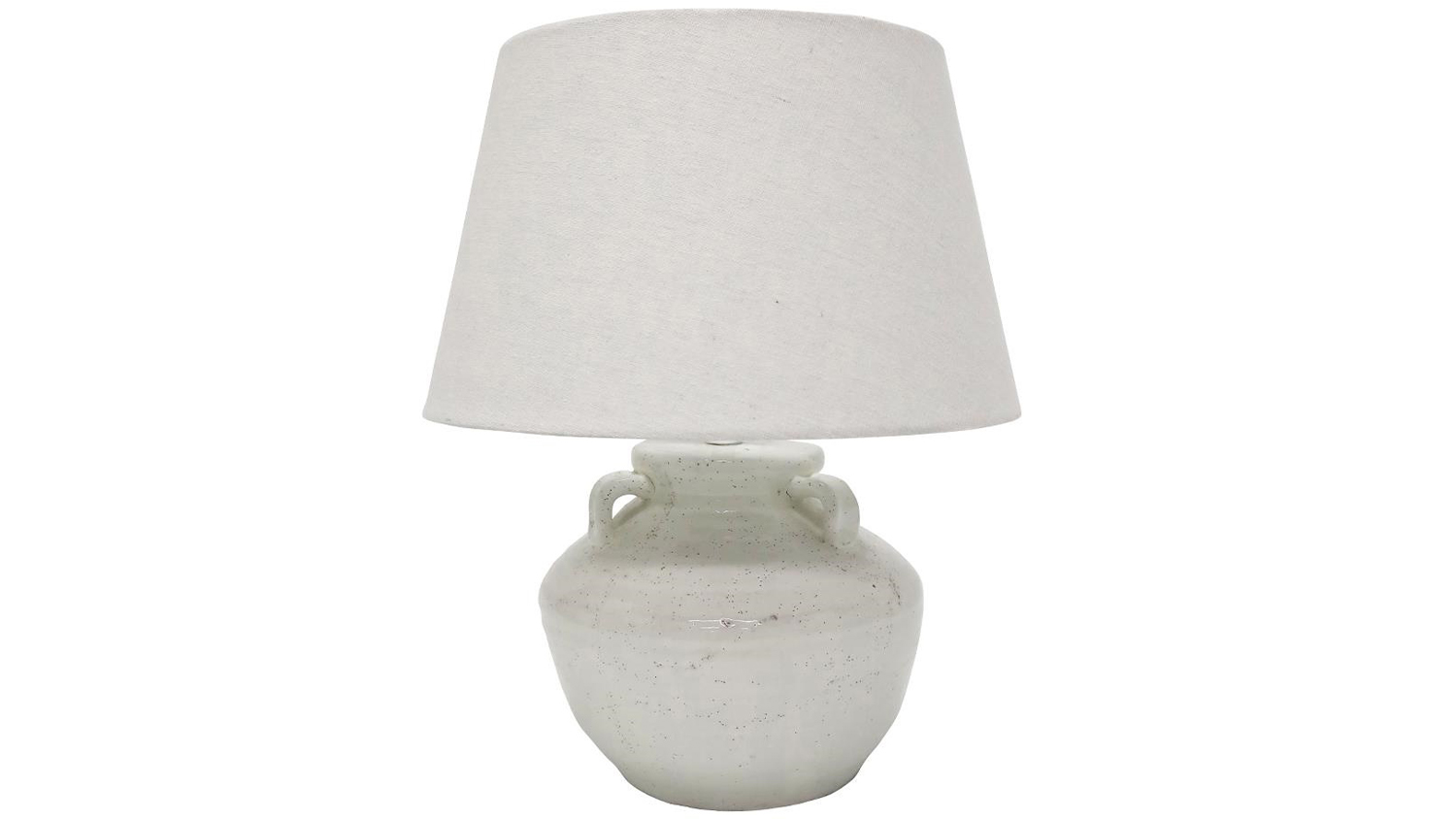 Stella 47cm White Terracotta Table Lamp
