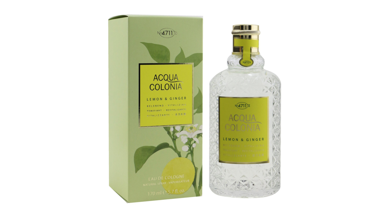 Acqua Colonia Lemon and Ginger Eau De Cologne Spray - 170ml/5.7oz