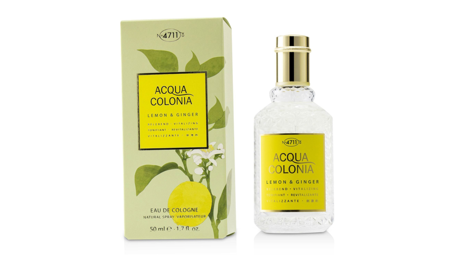 Acqua Colonia Lemon and Ginger Eau De Cologne Spray - 50ml/1.7oz