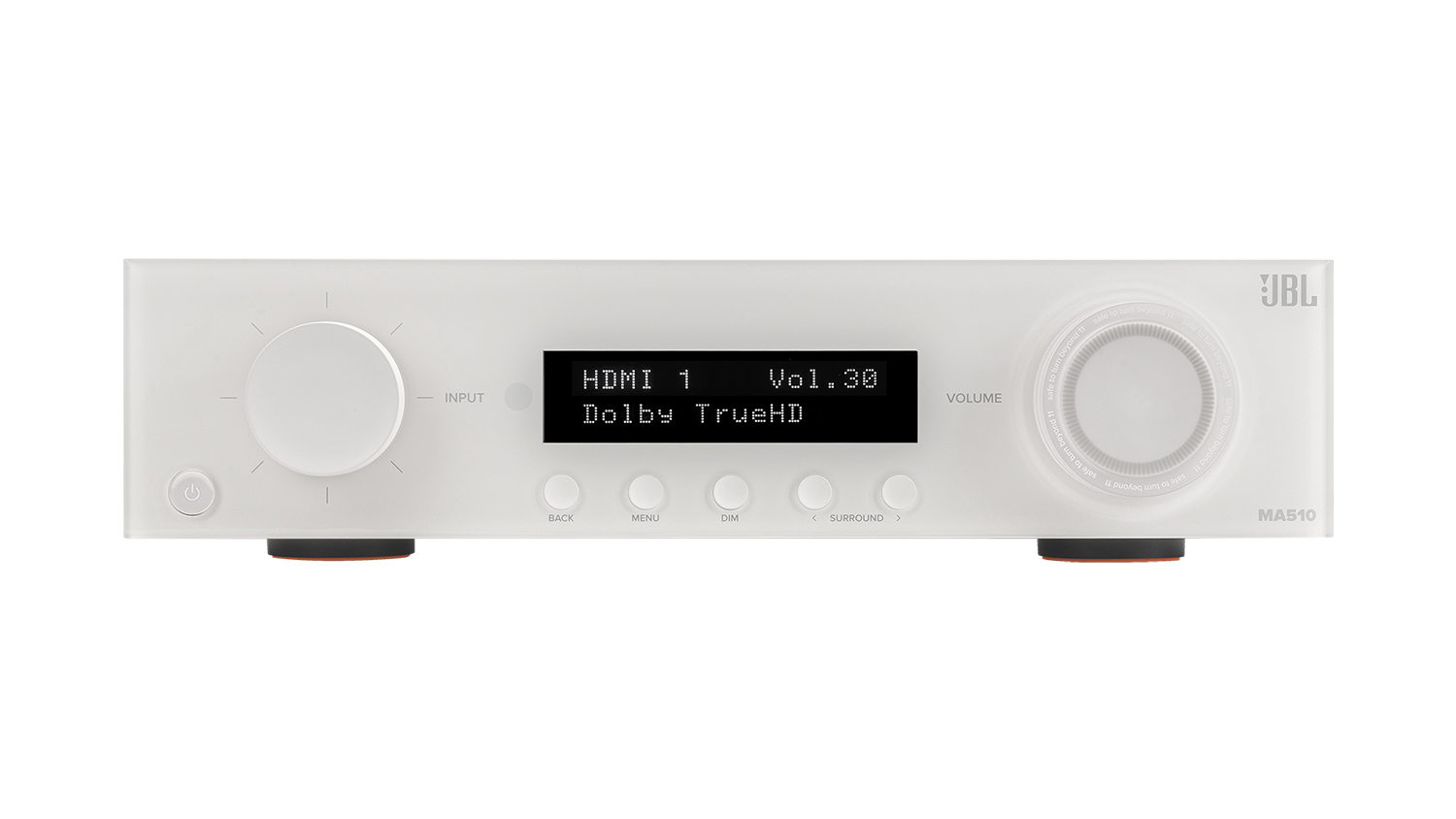 JBL MA510 5.2 Channel 8K Wireless AV Receiver - White