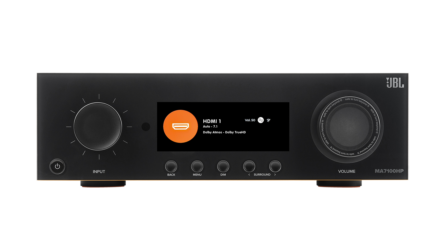 JBL MA7100HP 7.2 Channel 8K Wireless AV Receiver - Black